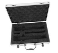 SUPVOX Custodia Portatile Per Microfono Wireless Con Manico Valigetta Organizzatore Resistente Per Microfoni Senza Fili Custodia Protettiva Per Uso Esterno e Accessori Collegati