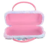 SUPVOX Custodia Rigida per Occhiali da Sole a Forma di Unicorno in Morbido Tessuto Viola Maniglia Portatile Custodia per Occhiali da Lettura e Accessori per Carina e Resistente Agli Urti