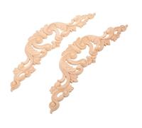 SUPVOX Decorazione in Legno per Mobili a 2 Pezzi Porta Cucina Disegno Classico Applique per Armadi Decorazione Casa