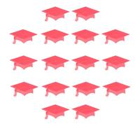 SUPVOX Decorazioni Scuola Confetti per Laurea a Forma di Cappello da Dottore Rosso, 600 Pezzi in Plastica, Leggeri e Facili da Usare per Feste e Party Invitation