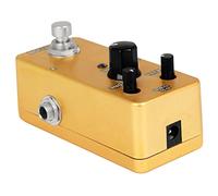 SUPVOX Delay Analogico Per Chitarra Elettrica Effetto Mini in Metallo Dorato Facile Da Usare Con Regolazioni Semplici Compatibile Con Amplificatori Ed Alimentatori Per Chitarra