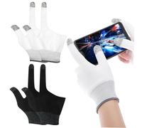 SUPVOX Design Elastico Antiscivolo in Nylon e Materiale Conduttivo Touchscreen 2 Paia di da Gioco Comfort e Precisione per Gaming e Phone Game