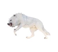 SUPVOX di bruno nordamericano selvaggio piccoli giocattolo animale ornamento animale della fauna selvatica modelli di lupi per AbS bianca