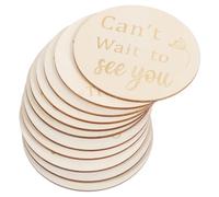 SUPVOX Dischi Settimanali in Legno Gravidanza e Ragazzo Ragazza, Marcatori Settimanali Bifacciali per Fotografie, Decorazioni Cameretta Ragazzo Ragazza, Set Regalo 11 Pezzi per Momenti Speciali