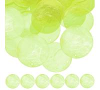 SUPVOX Dischi Tondi Piatti di Conchiglie Naturali 100 Pezzi 5 CM Doppio Foro per Ciondoli Sospesi, Decorazioni Nautiche e Artigianato Fai da Te