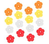 SUPVOX Dispenser di Cibo per Uccelli a Forma di Fiore in Plastica 16 Pezzi Colorati, Mangiatoia per Uccellini Selvatici e Colibrì, Strumento per Alimentazione Animali da