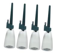 SUPVOX Dispositivi di Irrigazione Automatica a Goccia per Piante in Vaso, Set da 4 Pezzi Flusso Regolabile, Picchetto Autoirrigante in Pp Resistente per Annaffiatura Piante Durante Vacanze e Assenza