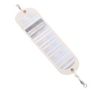 SUPVOX Esche da Traina Lampeggianti da 8 Pollici in ABS Connettori per Pesca al Salmone, Dodger Flashing per Pesca in Barca da Riva, Accessorio Leggero Resistente Mare Agitato