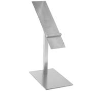 SUPVOX Espositore Scarpe Regolabile in Altezza e Angolo, Acciaio Inox | Negozi e Venditori, Struttura Autoportante, Finitura Argento, Manutenzione Semplice, Pulizia Rapida