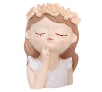 Supvox Faccia Fioriera Pentola Testa Vaso di Fiori Dolce Ragazza Faccia Vaso di fiori Busto Statua Vaso Da Fiori Donne Piante Grasse Vaso Moderno Vaso Per Piante Regali