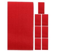 SUPVOX Fasce Elastiche da Capitano Calcio Rosse 8 Pezzi, Fasce da Braccio Regolabili Antiscivolo, Accessori Sportivi per Leadership e Partite Giovanili