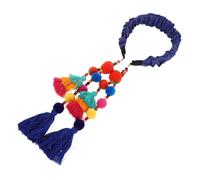 SUPVOX Fasce per Capelli per Bambine in Stile Etnico con Pieghe Retrò e Accessori per Capelli Vintage come Nappe e Pompon per Scuola Eventi e Riunioni