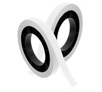 SUPVOX Fascette per Soldi in Carta Bianca 2 Pezzi per Banconote Fascette per Contanti Professionali per Organizzazione Bancaria e Istituti Finanziari