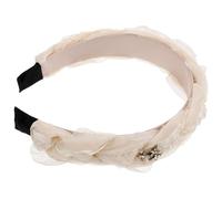 SUPVOX Fascia Dall'aderenza per Larga Tulle Design e Beige Donna Chioma da Intrecciato Chic, Pratica Sicura Elegante L'uso Quotidiano