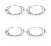 SUPVOX Fermacarte in Vetro Trasparente a Cupola 50 MM Set da 4 Pezzi Pesi per Cartamodelli da Sartoria e Cucito Fermacarte Decorativi per Lavori di Calligrafia e Artigianato