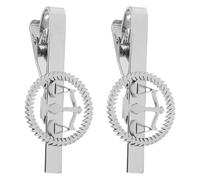 SUPVOX Fermacravatta in Acciaio Inossidabile da Uomo 2 Pezzi, Clip Bilancia della Giustizia, Spilla Classica per Avvocati, Giudici e Cerimonie Formali, Accessorio Elegante per Uso