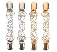 SUPVOX Fermagli per Sciarpa a Scialle Vintage 4 Pezzi Clip di Chiusura per Maglioni e Cardigan Spilla per Scialle Elegante Accessorio Leggero e Versatile per Outfit Casual e Formali