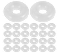 SUPVOX fermaglio trasparente in silicone per l'uso da solo o con clip Lock Spacer Charm per catena serpente Charm braccialetti 80 pezzi