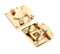 SUPVOX Fibbie per Borse Fai da Te in Metallo 2 Pezzi Lucchetto a Scatto per Chiusura Borse Accessori per Riparazione Decorazione Resistente e Compatta e Portafogli