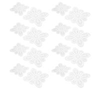 SUPVOX Foglio di Rete di Plastica a Forma di Petalo 16 Pezzi per Cucito e Ricamo, Tela Leggera per Borse Fai da Te, Forniture Artigianali per Lavori a Maglia e Creazione Mesh