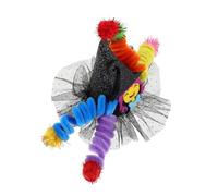 SUPVOX Forcine per Chioma da Cosplay Halloween Cappello da Strega in Peluche Fermagli Festivi Leggeri e Colorati per Bambine Accessori per Feste e Travestimenti Scolastici