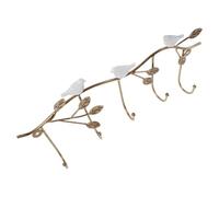 SUPVOX Gancio da Parete in Metallo Bianco a Forma di Uccellino, Ganci Decorativi per Cappotti e Chiavi, Appendiabiti Robusto per Ingresso, Cucina e Bagno, Organizzazione Salvaspazio