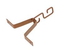 SUPVOX Gancio per Catena Antipioggia in Ferro Adattatore per Grondaia Gancio v Accessorio per Installazione di Catena Antipioggia per Casa e Giardino per Scolapiatti