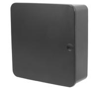 SUPVOX Gancio Portachiavi Magnetico da Parete in Plastica Nero, Supporto di Stoccaggio per Chiavi e Piccoli Oggetti, Organizzatore da Porta Posteriore per Cucina, Soggiorno e Bagno