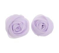 SUPVOX Gemelli da Uomo e Donna Copribottoni per Camicia a Forma di Rosa Viola, Set da 2 Pezzi Decorativi per Camicette e Abiti Formali, Accessorio Elegante per Matrimoni e Eventi