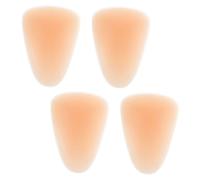 SUPVOX Ginocchiere in Silicone Autoadesive Beige per Pattinaggio Protezione Spessa Ergonomica per Skateboard e Sci Set da 4 Pezzi per Donne e Uomini Adatte a Pattinaggio Indoor e