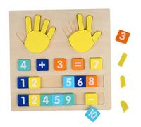 SUPVOX Giocattoli Didattici in Legno per Cognizione Numerica Gioco Educativo Montessori per Asilo e Scuola dell'Infanzia Aiuto Apprendimento Matematica per Sicuri e Durevoli