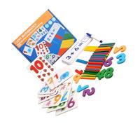 SUPVOX Giocattoli Educativi di Abbinamento Numeri in Materiale Sicuro e Durevole per Aiuti Didattici Matematica per Apprendimento Divertente e Cognitivo