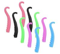 SUPVOX Giocattoli Per La Punta Delle Dita in Plastica a Forma Di Tentacolo Di Polpo, 10 Pezzi, Burattini Da Dito Per Bambini, Giocattolo Decompressione Per Feste Colorato Casuale