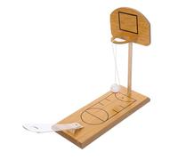 SUPVOX Giocattolo Basket in Legno Mini da Scrivania per Bambini, Gioco Educativo per Sviluppo Coordinazione Mano-Occhio e Creatività, Dimensioni Ridotte per Ambienti Interni