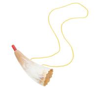 SUPVOX Giocattolo di Corno di Bue in Plastica Facile da Suonare Trombetta Pratica da 14 Cm per Principianti e Musicisti Decorazione la Casa da Appendere