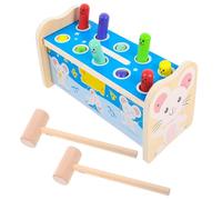 SUPVOX Giocattolo in Legno per Martello Gioco di Coordinazione Manuale e Occhio Creativo Educativo per Ragazzi e Ragazze Stimola Autostima e Apprendimento Divertente