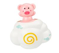 SUPVOX Giocattolo per Bagnetto Ragazzo Ragazza Forma di Maialino Piovoso Gioco Doccia in Abs Sicuro Stimola Coordinazione e Stabilità Regalo Creativo per Bianco Rosa