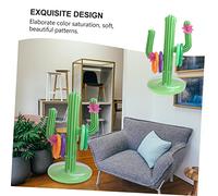 SUPVOX Gonfiabile Cactus in PVC Resistente per Giochi in Piscina e Decorazioni per Feste Estive Design Ispirato al Cactus Realistico Verde Include e Anelli per Lancio Facile da Gonfiare e