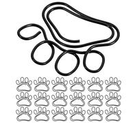 SUPVOX Graffette di Metallo Creative a Forma di Artiglio, Set da 20 Pezzi Piccole Clip per Documenti, Fermagli Leggeri per Ufficio e Scuola, per Organizzazione e Promemoria