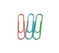 SUPVOX Graffette Metalliche da Ufficio Colorate Jumbo 100mm in Acciaio Inossidabile 40 Pezzi Fermagli per Documenti Scuola e Ufficio Multicolore Colore Casuale