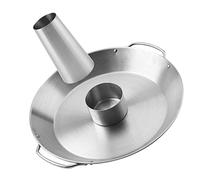 SUPVOX Graticola per Pollo in Inossidabile con Manici Sicuri Supporto per Arrostire e BBQ Teglia Liscia Facile da Pulire e Trasportare per e Barbecue