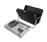 SUPVOX Griglia per Barbecue Pieghevole a Valigetta in Acciaio Barbecue Portatile a Carbone per Picnic e Campeggio All’Aperto Griglia Compatta Maniglia per Uso Domestico e Esterno