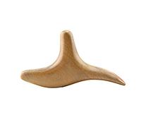 Supvox Guaha Shaker in legno per raschiatura piastra a forma di strumento Guasha Verawood Natural per SPA Agopuntura