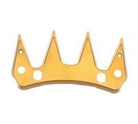 SUPVOX Guida per Tosatrice Pecore in Metallo Resistente, Lama Affilata a 4 Denti Oro per Taglio Preciso e Comfort Animale, Accessorio di Ricambio Professionale per Tosatura Agnelli