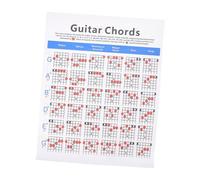 SUPVOX Guitar Chord Practice Chart Per Principianti Guida Visiva Per Chitarra e Ukulele Leggera Per Insegnanti e Studenti Per Apprendimento Delle Scale e Accordi
