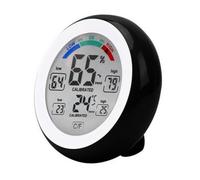 SUPVOX Igrometro Termometro Digitale Touch Screen Multi-funzione con Display Temperatura e Umidità Sensore Preciso per Interni Comodo Cambio Design Semplice per Casa