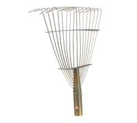 SUPVOX in Acciaio con Denti per Rake in d Acciaio Resistente per del Foglie e Livellamento Smontabile per Spazi Compatti