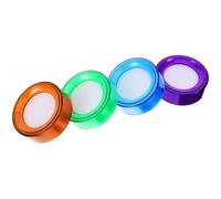 SUPVOX Inumidisci Dita per Conteggio Contanti Spugna Bagnata Set 4 Pezzi, Accessorio Bancario per Ufficio, Idratante per Punta Dita, Strumento Rapido per Banconote e Colore Casuale