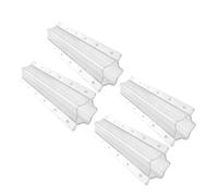 SUPVOX Kit 4 Pezzi Stampi per Modellare Frutta e Verdura a Forma di Stella, Trasparenti e Leggeri, per Coltivazione e Decorazione di Cetrioli, Meloni e Ortaggi in Giardino