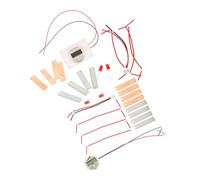 SUPVOX Kit Batteria Sperimentale Fai da Te alla Frutta Fogli di Zinco e Rame, Set Educativo e Studenti, Giocattolo Scientifico Interattivo per Esperimenti di Fisica e Apprendimento